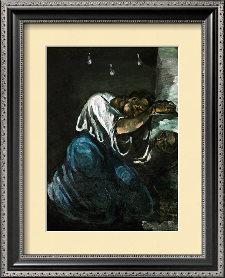 Mary Magdalene or Sorrow, circa 1869 - Paul Cezanne Painting